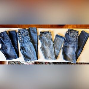 Teens jeans: 2 American Eagle Sz 00 - 1 GAP Skinny & 1 Joe’s size 12